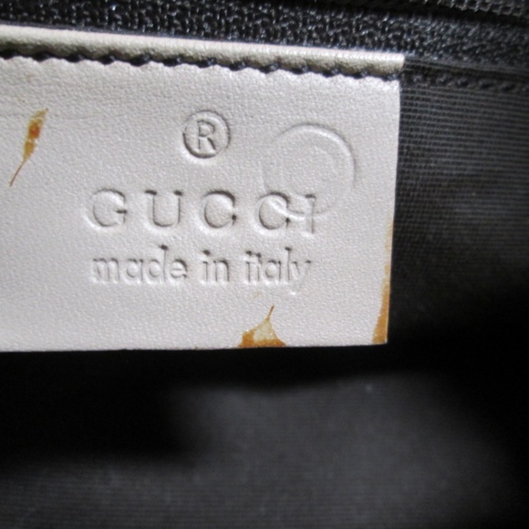 Auth New Gucci East West Beige Guccisima Shoulder Bag Rare style vintage Y2K - Picture 13 of 16